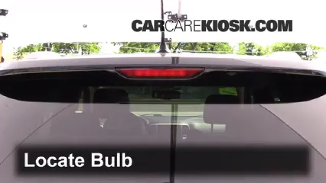 2012 Jeep Grand Cherokee Limited 5.7L V8 Luces Luz de freno central (reemplazar foco)